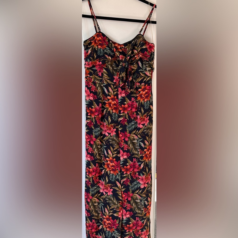American Eagle Front Tie Tube Jumpsuit